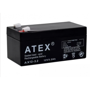 ATEX AX12-3.2 12 Volt - 3.2 Amper Bakımsız Kuru Akü