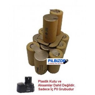 Attlas Eco V 14.4v Matkap Bataryası için 2200mAH NiCD Pil Grubu