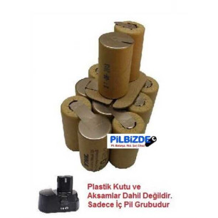 Attlas Eco V 14.4v Matkap Bataryası için 2200mAH NiCD Pil Grubu Attlas Eco V 14.4v Matkap Bataryası için 2200mAH NiCD Pil Grubu