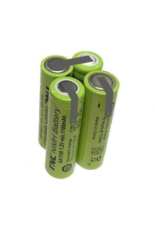 Attlas ECO 4.8V Akülü Tornavida için TNL 4.8v 1100mah AA Ni-MH 4'lü Pil Grubu