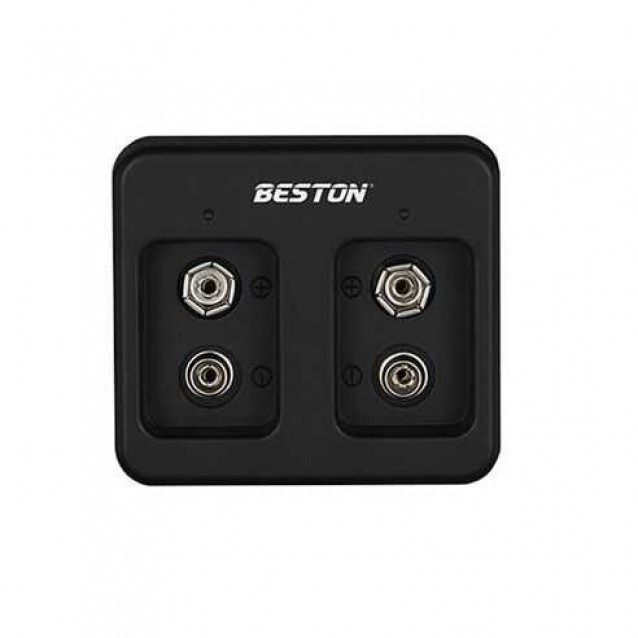 Beston M7005 Siyah 2x9 Volt Pil Şarj Cihazı USB Bağlantılı