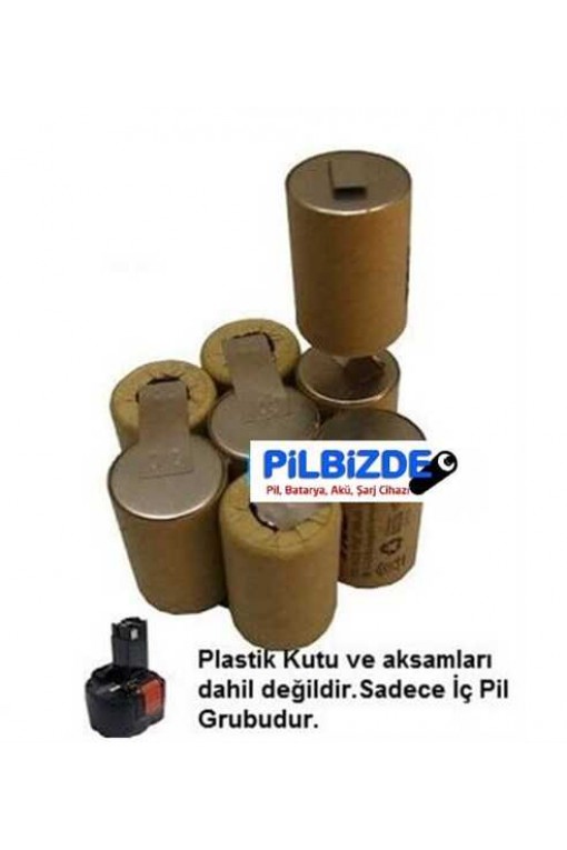Bosch 2607335461 9.6v Batarya için 2400mAH Pil Grubu Bosch 2607335461 9.6v Batarya için 2400mAH Pil Grubu