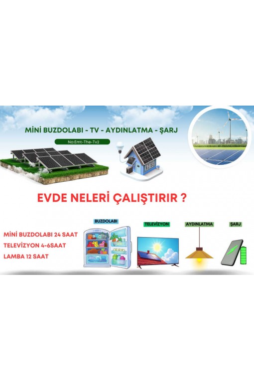 Buzdolabı ve Televizyon Gibi Eşyaları Çalıştıran Enerji Kaynağı Buzdolabı ve Televizyon Gibi Eşyaları Çalıştıran Enerji Kaynağı