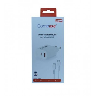 Compaxe USB ve Type-C Adaptör - Type-C Şarj Kablolu Set CTA-350TT