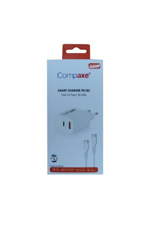 Compaxe USB ve Type-C Adaptör - Type-C Şarj Kablolu Set CTA-350TT
