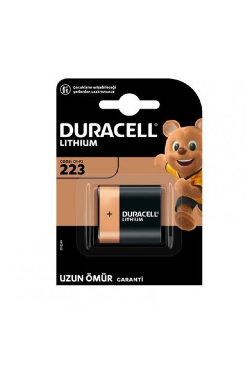 Duracell 223 CR-P2 Ultra Photo 3V Lityum Foto Pili Duracell 223 CR-P2 Ultra Photo 3V Lityum Foto Pili