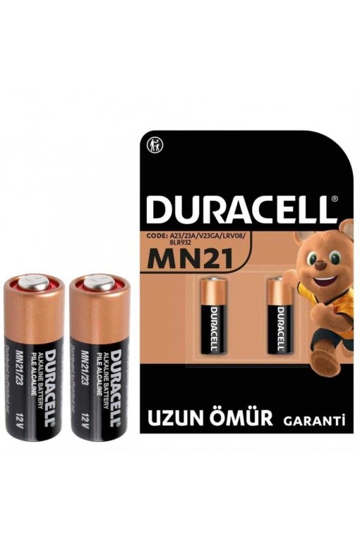 Duracell 23A Mn21 Alarm Pili (2Li Paket) Duracell 23A Mn21 Alarm Pili (2Li Paket)