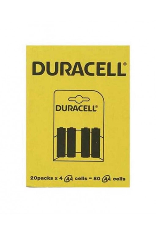 Duracell AA Kalem Alkaline Pil 4'lü x 20 paket Duracell AA Kalem Alkaline Pil 4'lü x 20 paket