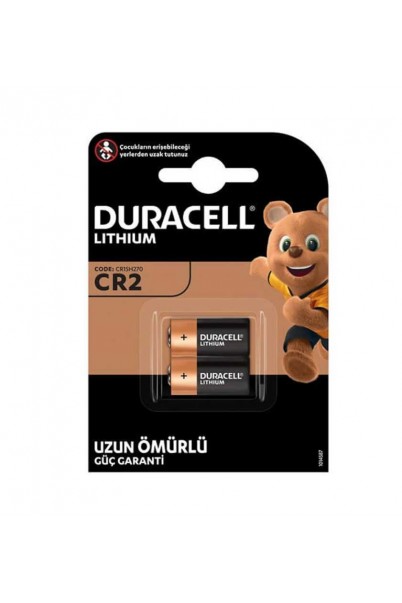 Duracell CR2 Lityum Pil 2li Blister Duracell CR2 Lityum Pil 2li Blister