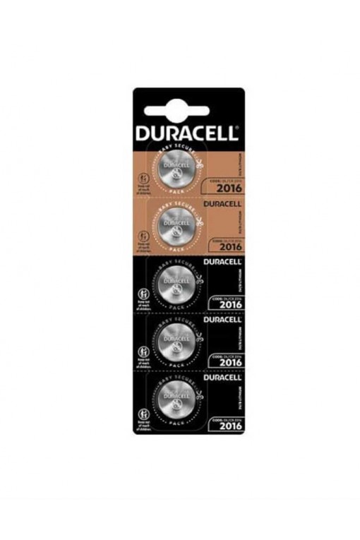 Duracell CR2016 3v Lityum Para Pil 5li Blister Duracell CR2016 3v Lityum Para Pil 5li Blister