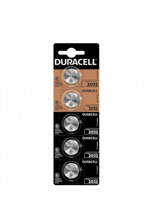 Duracell CR2032 3v Lityum Pil 5li Ambalaj