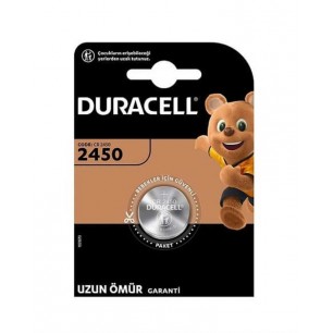 Duracell CR2450 3V Lityum Para Pil Tekli Blister