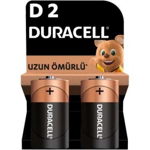 Duracell D Boy Alkalin Büyük Pil 2li Blister Ambalaj