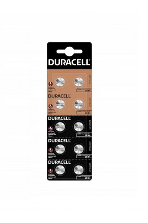 Duracell LR44 AG13 Alkalin 1.5v Düğme Pil 10lu Blister