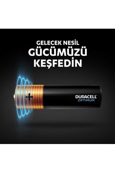 Duracell Optimum AA Alkalin Kalem Pil 4lü Blister Duracell Optimum AA Alkalin Kalem Pil 4lü Blister