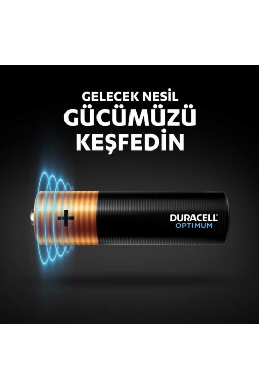 Duracell Optimum AA Alkalin Kalem Pil 4lü Blister Duracell Optimum AA Alkalin Kalem Pil 4lü Blister