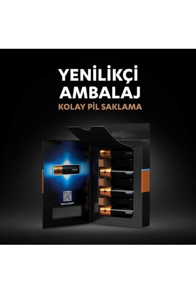 Duracell Optimum AA Alkalin Kalem Pil 4lü Blister Duracell Optimum AA Alkalin Kalem Pil 4lü Blister
