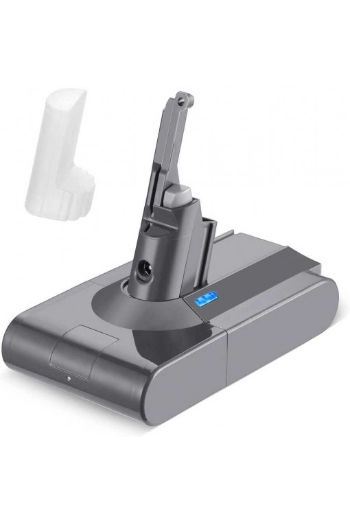 Dyson V8 ile Uyumlu Süpürge Bataryası 4000 Mah Yüksek Kapasite, Yüksek Performans Uzun Kullanım Li-ion Muadil Batarya SV10, Absolute, Absolute Cord-Free, Animal, Animal