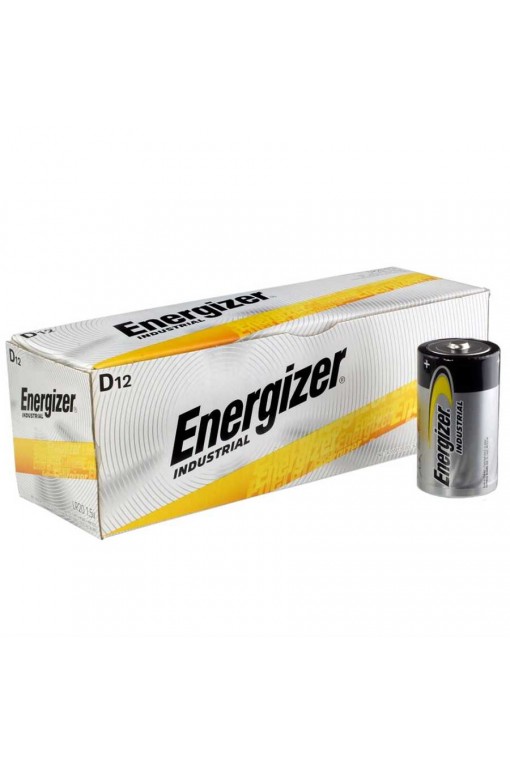 Energizer Alkaline Industrial 12'li D Boy Pil Energizer Alkaline Industrial 12'li D Boy Pil