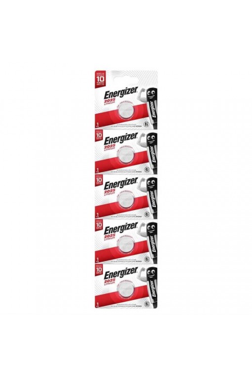 Energizer CR2025 3V Lityum Para Pil 5li Blister Ambalaj