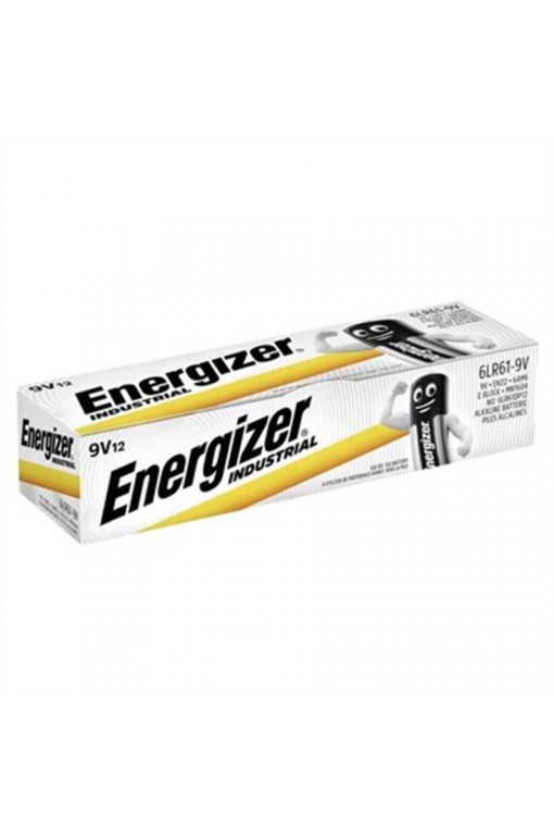 Energizer Industrial 9V Alkalin Pil 12'li Paket Energizer Industrial 9V Alkalin Pil 12'li Paket