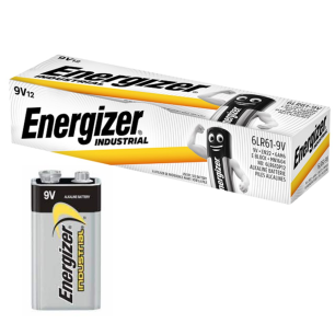 Energizer Industrial 9V Alkalin Pil 12'li Paket