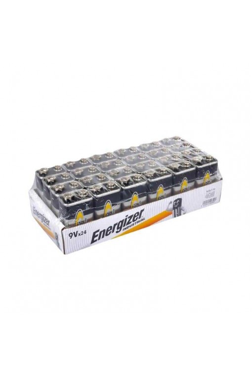 Energizer Industrial 9V Alkalin Pil 24'lü Paket Energizer Industrial 9V Alkalin Pil 24'lü Paket