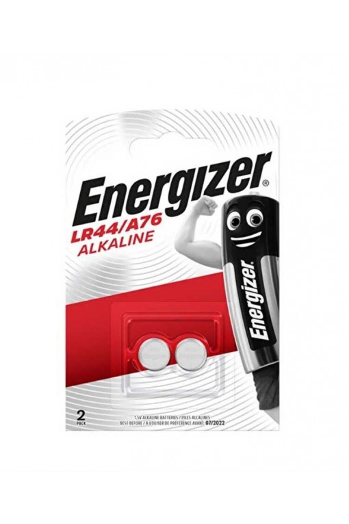Energizer LR44 A76 AG13 Alkalin Pil 2li Blister Energizer LR44 A76 AG13 Alkalin Pil 2li Blister