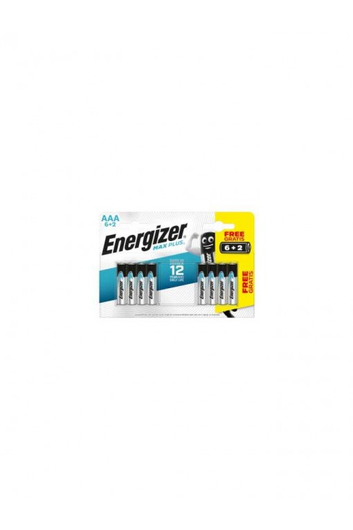 ENERGİZER MAX PLUS ALKALİN AAA KALEM PİL 6+2'Lİ ENERGİZER MAX PLUS ALKALİN AAA KALEM PİL 6+2'Lİ