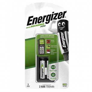 Energizer Mini Pil Şarj Cihazı + 700 mAh AAA 2'li Şarj Edilebilir Pil