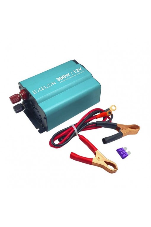 Exelon 12V 300W Güç İnvertörü – DC 12V’tan 220V’a Enerji Dönüşümü
