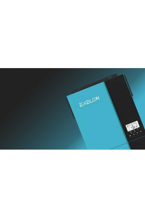 Exelon 1kW 1000W HV MPPT Akıllı Tam Sinüs İnvertör | 40–500V PV Girişli Solar İnverter