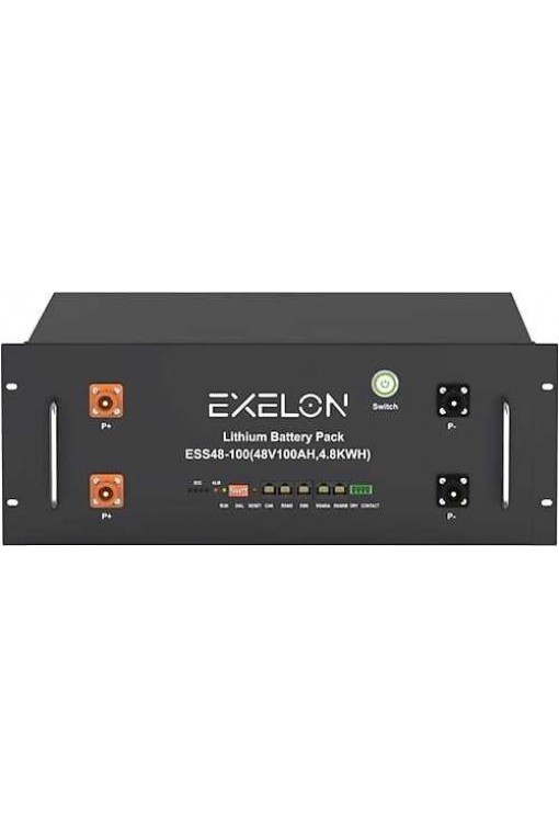 Exelon 48V 100Ah Lityum Batarya – Deep Cycle, Off-Grid ve Solar Sistemler