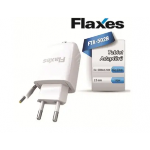 Flaxes FTA-502B Beyaz Tablet Adaptörü