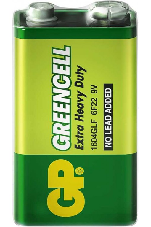 Gp Greencell 9V Tekli Paket Pil Gp Greencell 9V Tekli Paket Pil