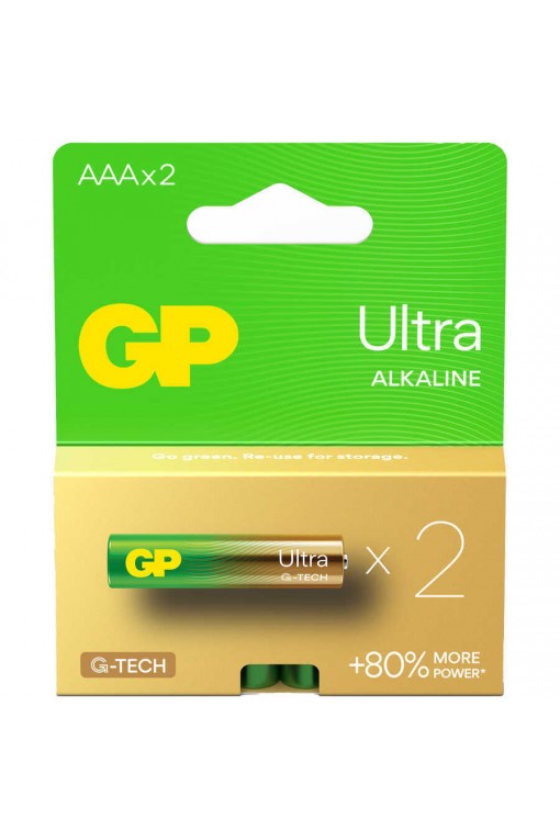 GP LR03 ULTRA ALKALİN İNCE KALEM PİL 2'Lİ BLİSTER GP LR03 ULTRA ALKALİN İNCE KALEM PİL 2'Lİ BLİSTER