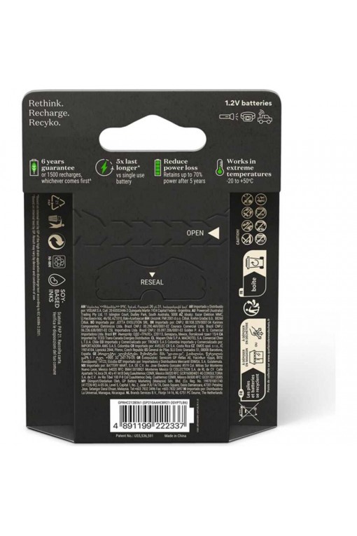 GP PRO RECHARGE AA 2000MAH 6'LI KART ŞARJLI PİL