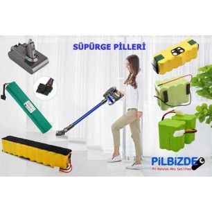 Hoover 12v 1300mah AA Kalem Pilli Şarjlı Süpürge Pili