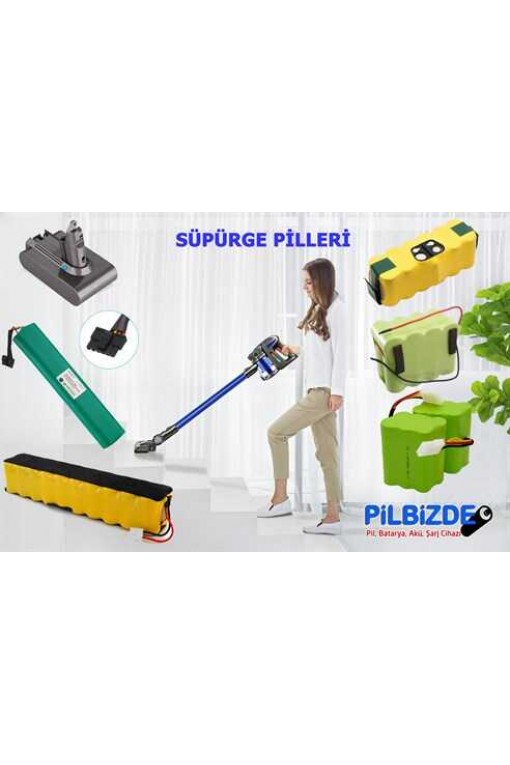 Hoover Click 8.4v NiMH 1300mAH Uyumlu TNL Marka Şarjlı Süpürge Pili Hoover Click 8.4v NiMH 1300mAH Uyumlu TNL Marka Şarjlı Süpürge Pili