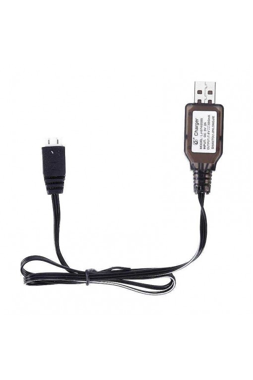 HS USB Şarj Kablosu 7.4V 2S Li-ion Pil Şarj Cihazı 18301 18302 18311 18312 1/18 RC Araba