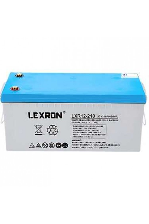 Lexron 210 Amper Deep Cycle Jel Akü Lexron 210 Amper Deep Cycle Jel Akü
