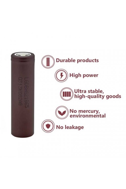 LG HG2 3000mAH 20 Amper Discharge 18650 Pil 1 Adet