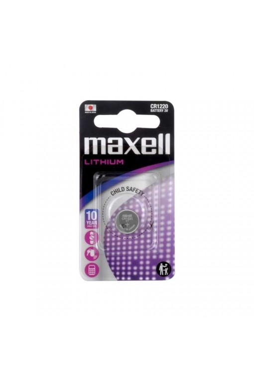 Maxell CR1220 3 Volt Lityum Düğme Pil Maxell CR1220 3 Volt Lityum Düğme Pil