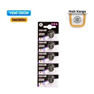 Maxell CR1632 3V Lityum Düğme Pil 5'li