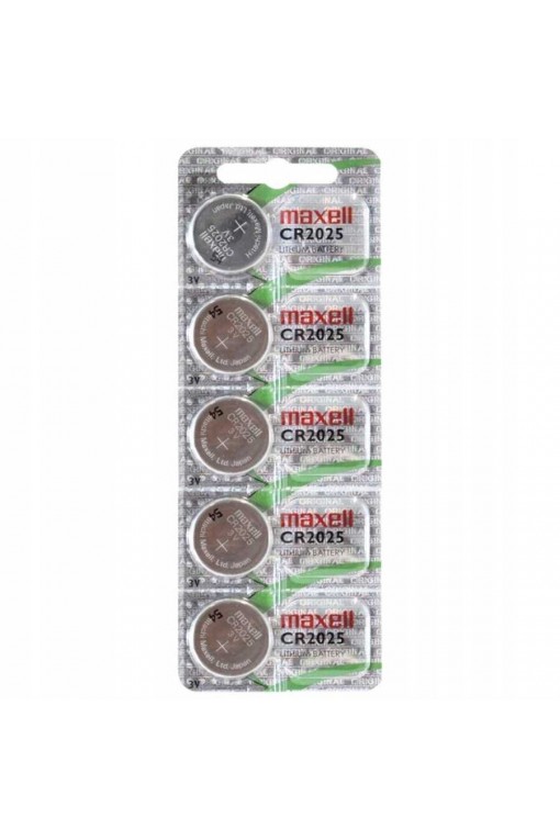 Maxell CR2025 Hologram Orjinal 3v Lityum Düğme Pil 5'li Paket Maxell CR2025 Hologram Orjinal 3v Lityum Düğme Pil 5'li Paket
