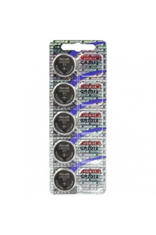 Maxell CR2032 Orjinal Hologram 3V Lityum Para Pil 5'li Paket