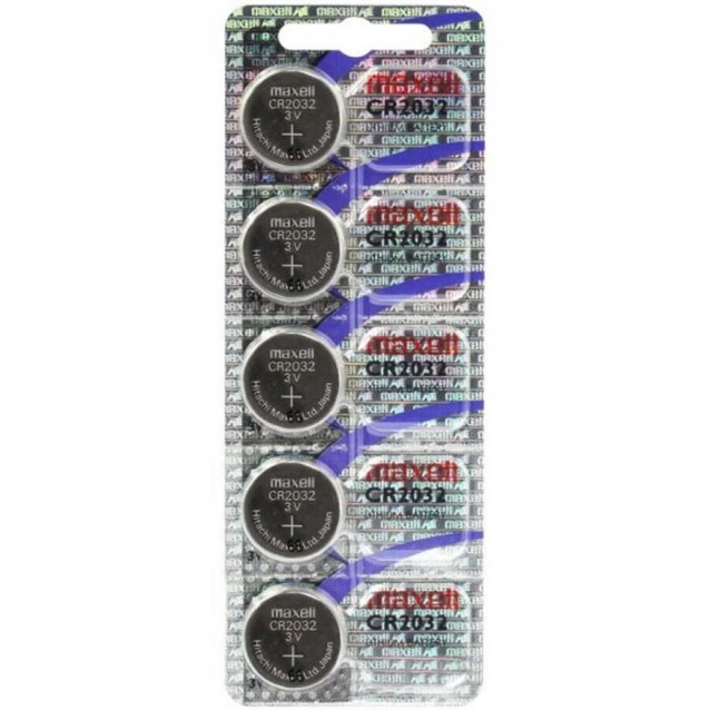 Maxell CR2032 Orjinal Hologram 3V Lityum Para Pil 5'li Paket