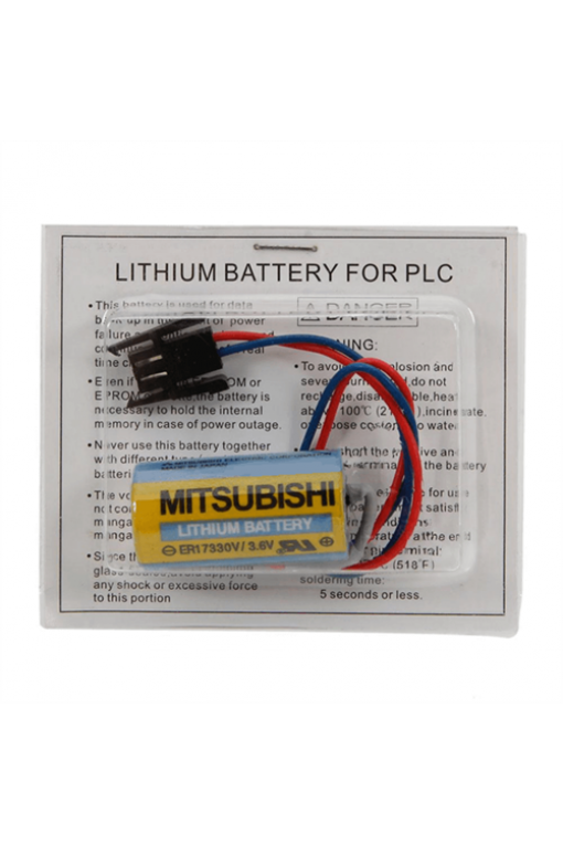 Mitsubishi A6BAT ER17330V 3.6V Lityum Pil Mitsubishi A6BAT ER17330V 3.6V Lityum Pil