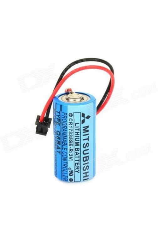 Mitsubishi Q6BAT CR17335 3V Lityum CNC PLC Pili Mitsubishi Q6BAT CR17335 3V Lityum CNC PLC Pili