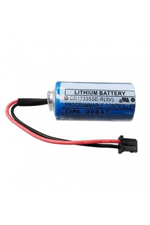 Mitsubishi Q6BAT CR17335 3V Lityum CNC PLC Pili Mitsubishi Q6BAT CR17335 3V Lityum CNC PLC Pili